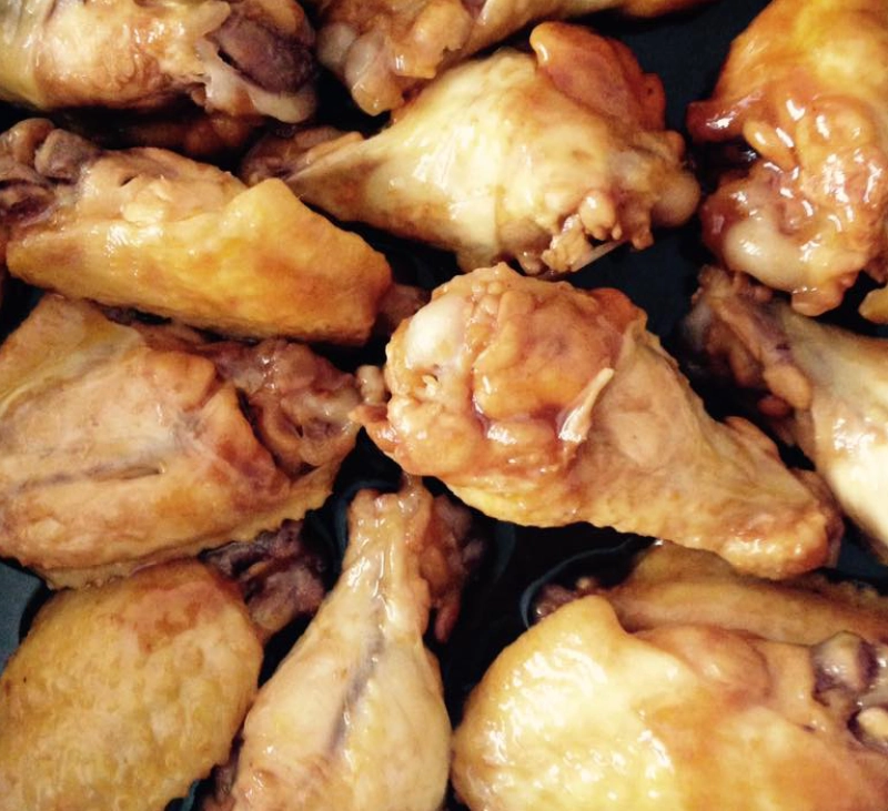 Alitas de pollo a la barbacoa